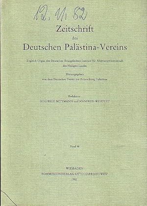 Zeitschrift des Deutschen Palästina-Vereins. Zugleich Organ des Deutschen Evangelischen Instituts...