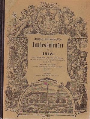 Königlich Württembergischer Landeskalender für 1918.