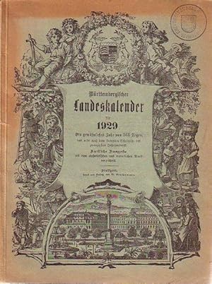 Württembergischer Landeskalender für 1929.