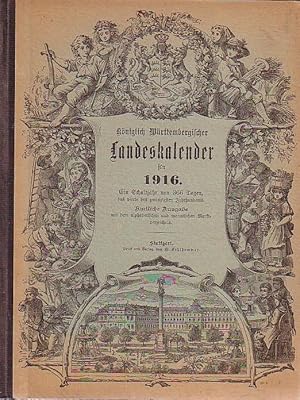 Königlich Württembergischer Landeskalender für 1916.