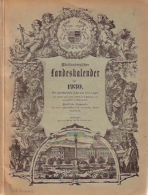 Württembergischer Landeskalender für 1930.