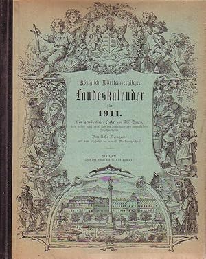 Königlich Württembergischer Landeskalender für 1911.