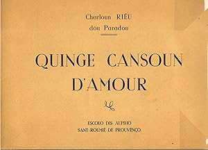 Quinge cansoun d'amour