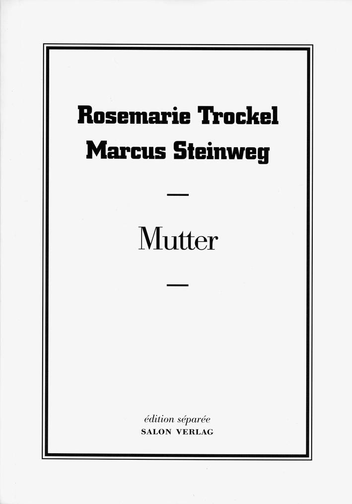 Mutter - Rosemarie Trockel