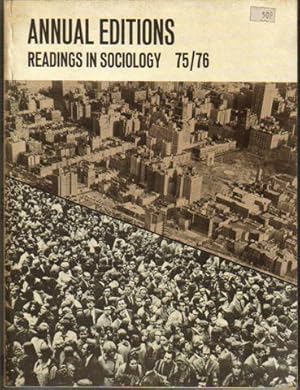 Annual Editions, Readings in Sociology 1975/76