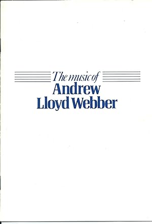 The Music of Andrew Lloyd Webber (programme)