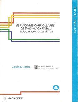 ESTÁNDARES CURRICULARES DE EVALUACIÓN PARA LA EDUCACIÓN MATEMÁTICA.- Nº 1