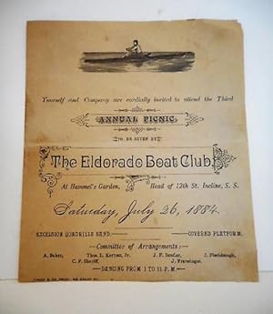 [Eldorado Boat Club] [Pittsburgh]Yourself and Company are cordially invited to attend the Third A...