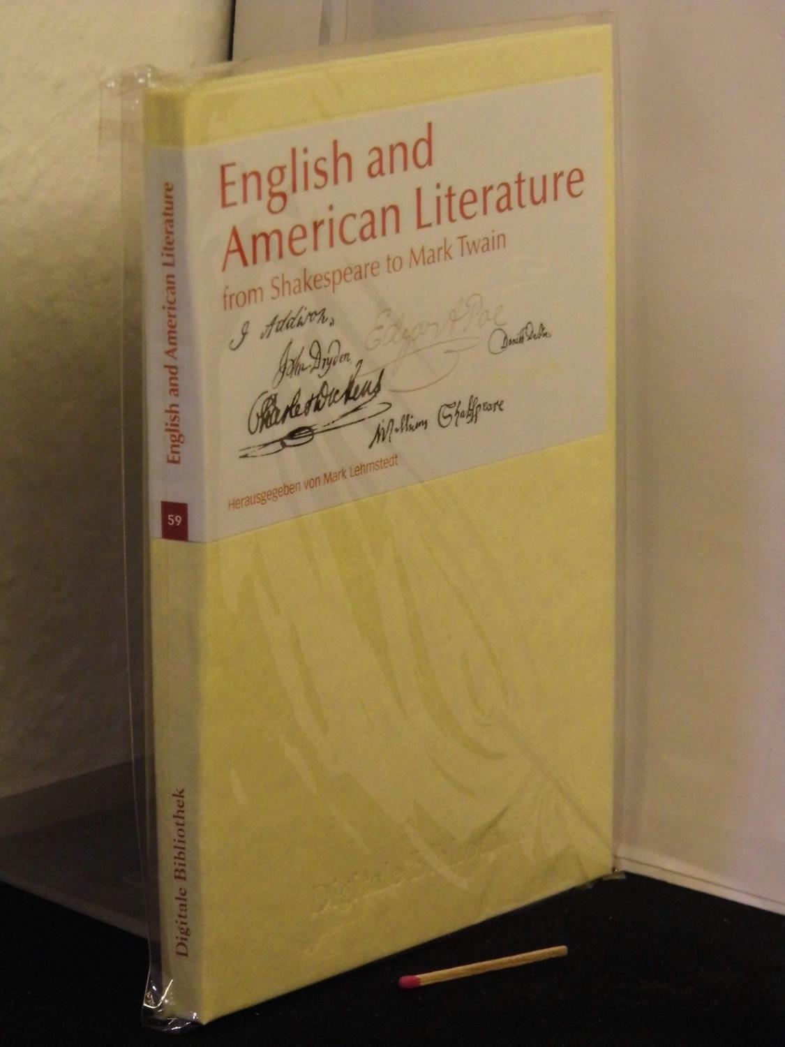 English and American Literature - aus der Reihe: Digitale Bibliothek - Band: 59