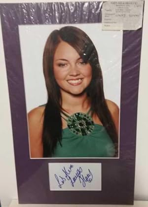 Lacey, Turner, Hand Signed Autograph 2010