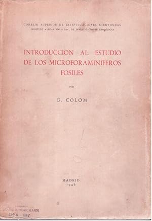 INTRODUCCION AL ESTUDIO DE LOS MICROFORAMINIFEROS FOSILES