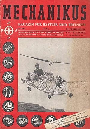 MECHANIKUS. Magazin für Bastler und Erfinder. V. Jahrgang 1954, Heft 12