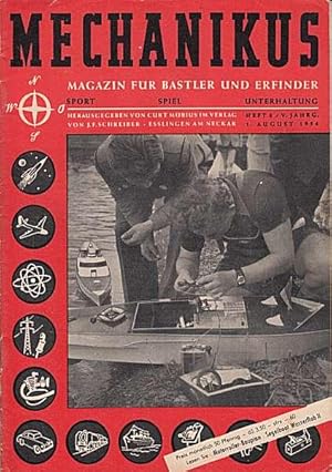 MECHANIKUS. Magazin für Bastler und Erfinder. V. Jahrgang 1954, Heft 8