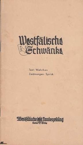 Westfälische Schwänke. Signiert! (um 1920)