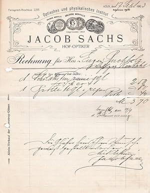 5xxxx Köln - Jacob Sachs. Hof-Optiker. 1903