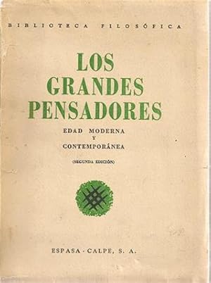 LOS GRANDES PENSADORES - Edad Moderna y Contempor?nea