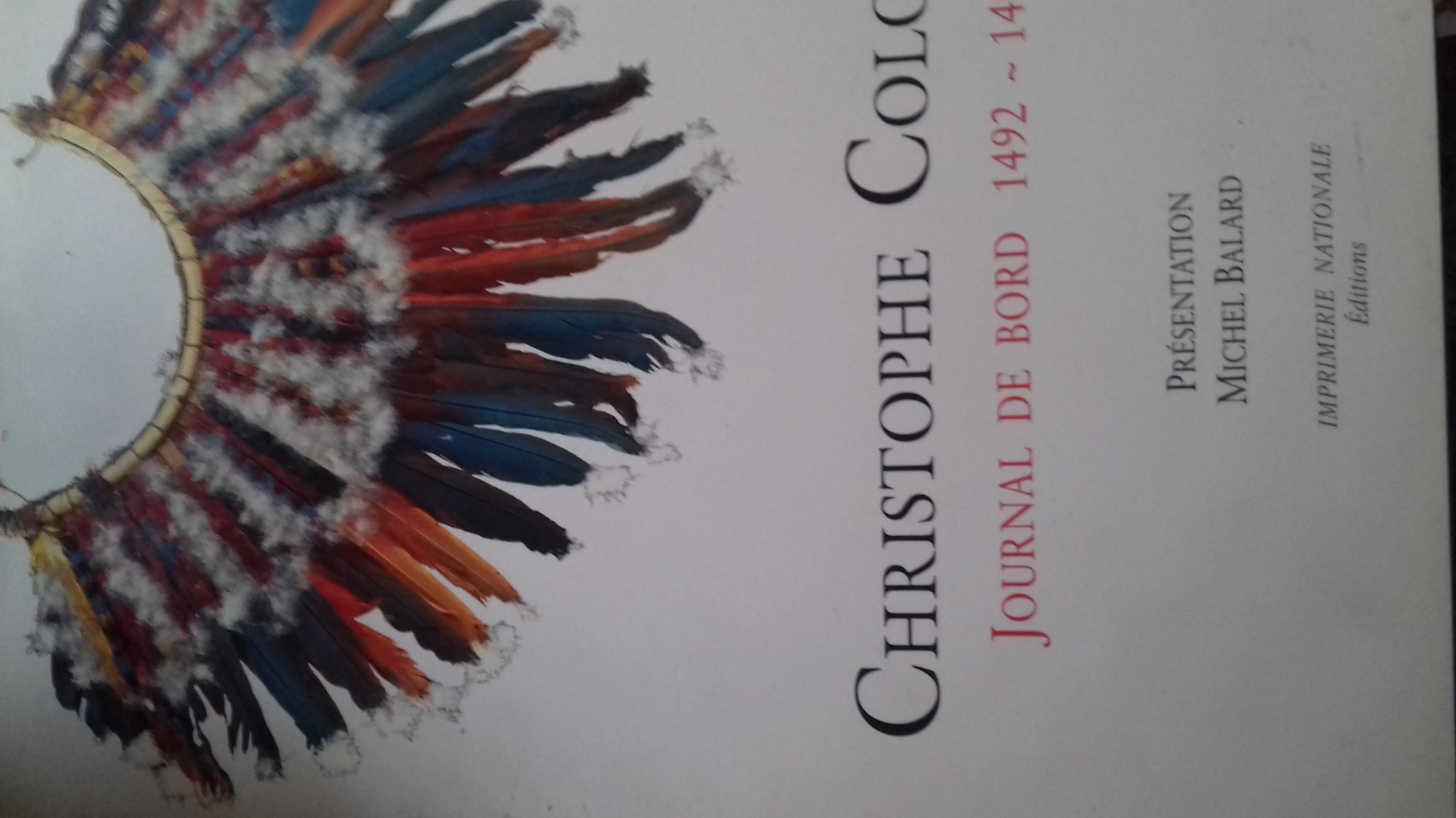 journal de bord 1492  1493 by christophe colomb imprimerie nationale