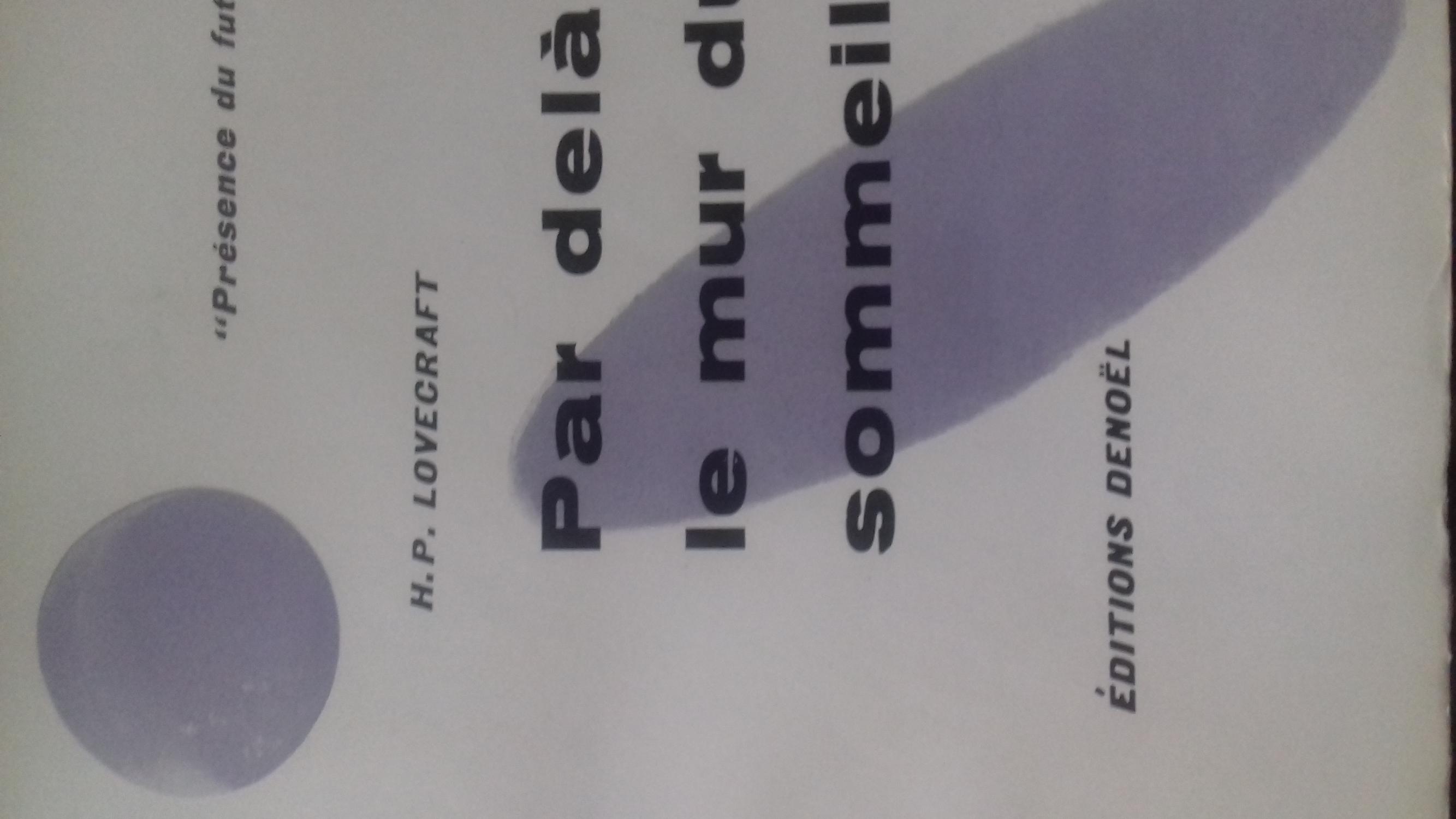 Par Delà Le Mur Du Sommeil - 