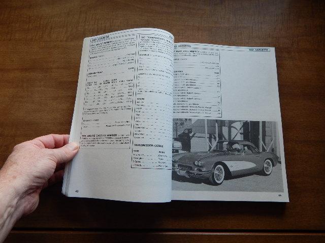 1953 93 catalog corvette id number