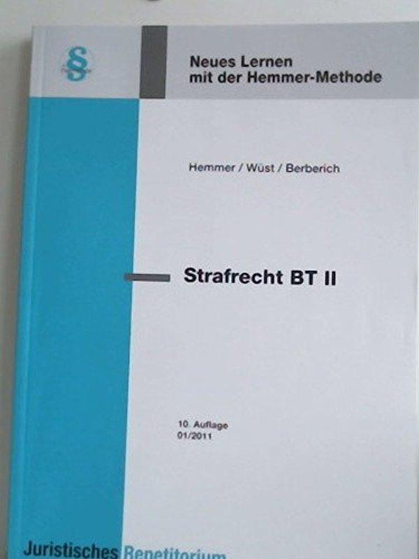 Strafrecht BT I - Karl-Edmund Hemmer