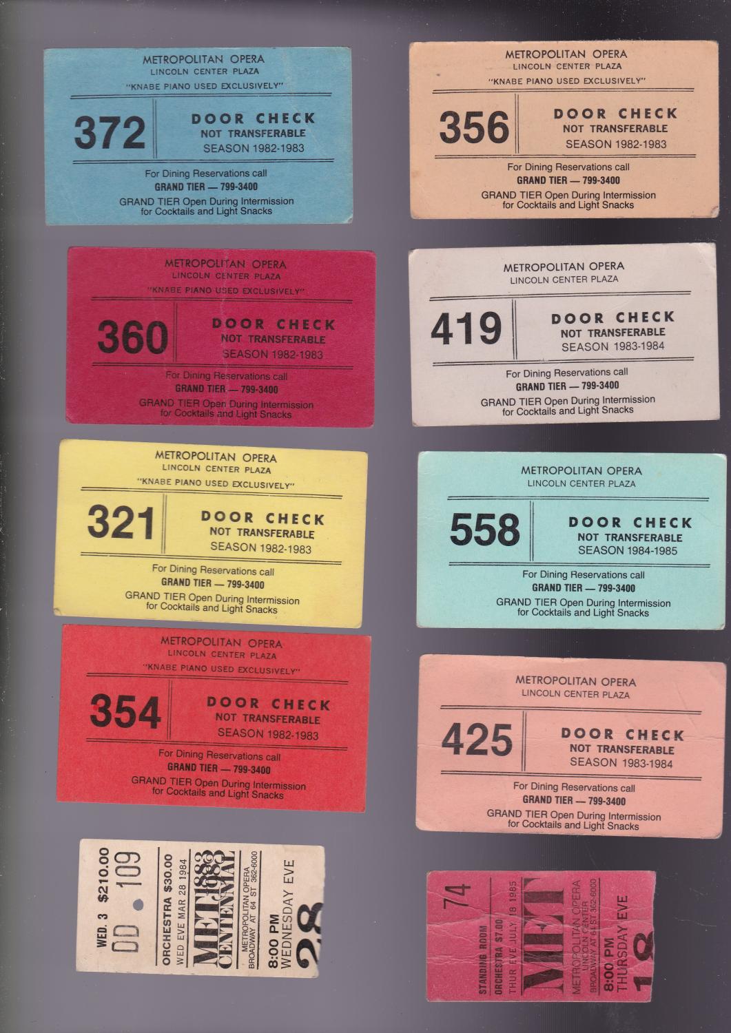 how much are tickets to the metropolitan opera