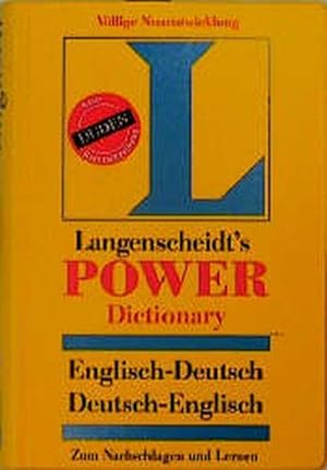 Langenscheidt's Power Dictionary, Englisch