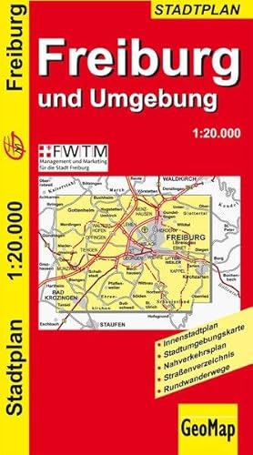 GeoMap Stadtpläne, Freiburg und Umgebung