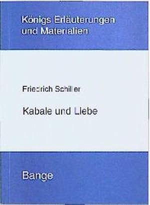 Königs Erläuterungen und Materialien, Bd.31, Kabale und Liebe