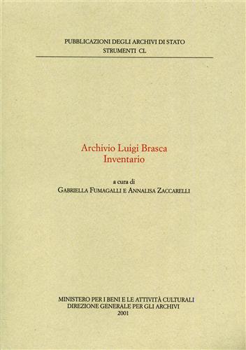 Archivio Luigi Brasca. Inventario.