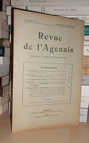 Revue De l'Agenais. 57e Année - N°5. Septembre-Octobre 1930