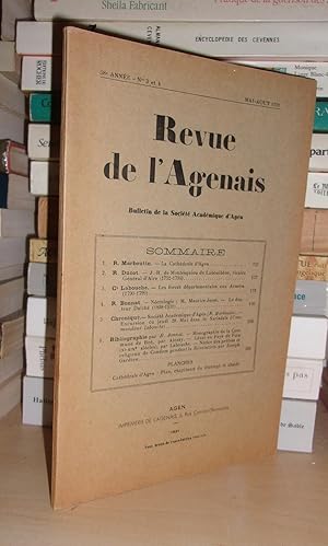 REVUE DE L'AGENAIS : 58e année-N°3 et 4.Mai-Août 1931