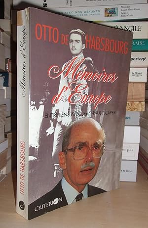 MEMOIRES D'EUROPE : Entretiens Avec Jean-Paul Picaper, Préface d'Alain Lamassoure