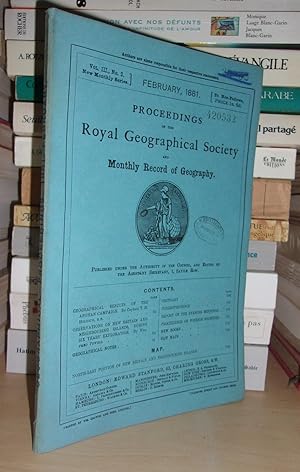 GEOGRAPHICAL SOCIETY & MONTHLY RECORD OF GEOGRAPHY : Vol. III, no. 2 - February 1881 : Edited By ...