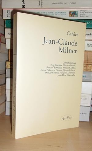 Cahier : Jean-Claude Milner