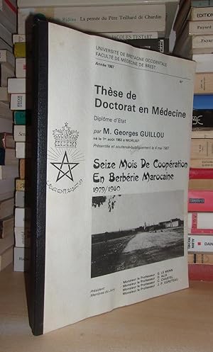 SEIZE MOIS DE COOPERATION EN BERBERIE MAROCAINE, 1979-1980 : Thèse De Doctorat En Médecine