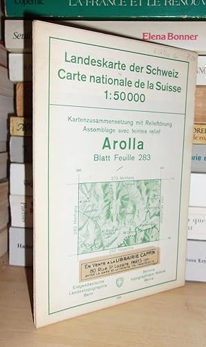 LANDESKARTE DER SCHWEIZ - CARTE NATIONALE DE LA SUISSE : 1:50 000 N°283 : Arolla, Kartenzusammens...