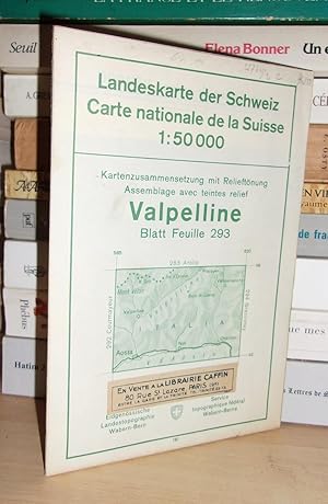 LANDESKARTE DER SCHWEIZ - CARTE NATIONALE DE LA SUISSE : 1:50 000 N°293 : Valpelline, Kartenzusam...