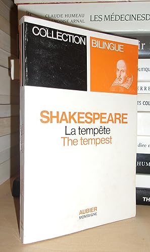 LA TEMPETE - THE TEMPEST : Traduction et préface de J. J. Mayoux