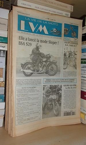 La Vie De La Moto - N°136 - 1er Avril 1994 - LVM - Le Bimensuel De La Motocyclette Ancienne: (Ell...