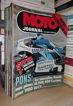 Moto Journal N° 446: 1980. (Votre Calendrier 80. Les Nouvelles Honda GL 1100, 400 Custom, 80 CY)