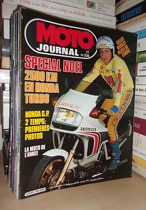 Moto Journal N° 535: 1981. (Spécial Noël. 2500 Kms En Honda Turbo. Honda GP 2 Temps 1res photos. ...