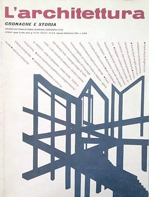 L'ARCHITETTURA. Cronache e storia /anno XXXII, n°370-371, Ago-Settem 1986- ST378