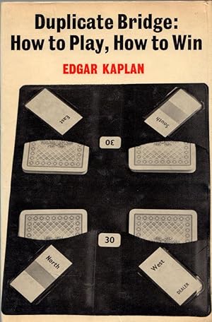 Duplicate bridge: how to play, how to win- E.KAPLAN, 1967 Faber & Faber - ST207