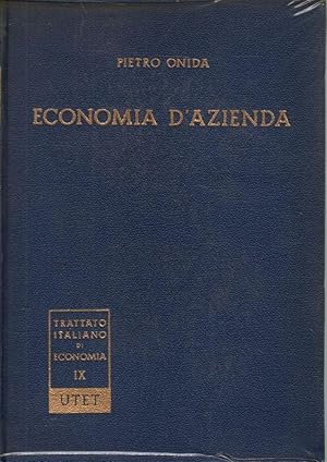 Economia d'azienda- P.ONIDA, 1960 UTET editore- ST654