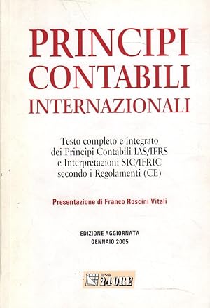 Principi contabili internazionali- AA.VV. 2005 Il Sole 24ORE - ST457