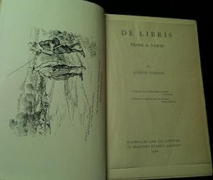 DE LIBRIS PROSE AND VERSE.