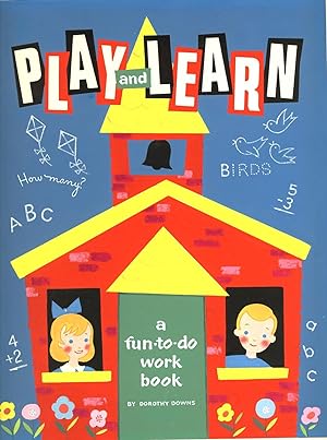 ORIGINAL CHILDREN'S BOOK ART, "PLAY AND LEARN A FUN-TO-DO WORK BOOK."
