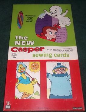 THE NEW CASPER THE FRIENDLY GHOST "Authorized Edition" SEWING CARDS.