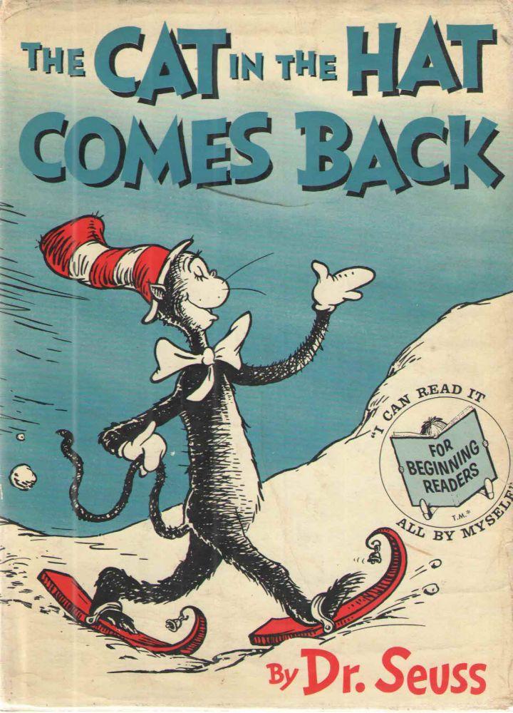 The Cat in the Hat Comes Back by Dr. Seuss vg+/vg+ Hard Cover (1958