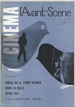 L'Avant-Scène Cinéma n° 8 (revue). Amélie ou Le Temps d'Aimer - Michel Drach. Paris la Belle - Pi...